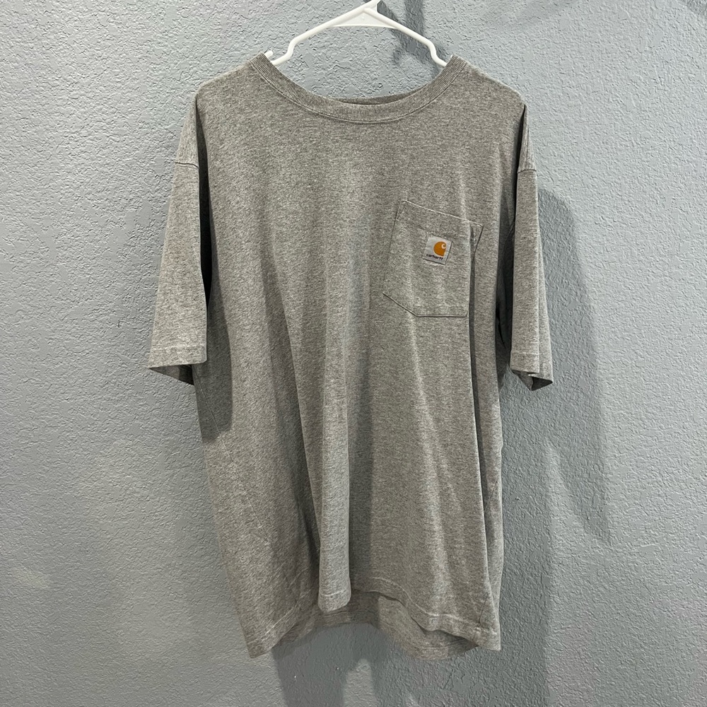 Carhartt Men's Gray Pocket T-Shirt